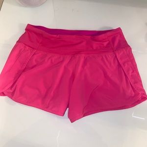Hot Pink Lululemon Shorts